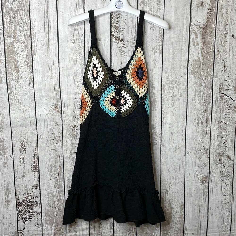 Pol Granny patch mini dress size small. NWT​​​